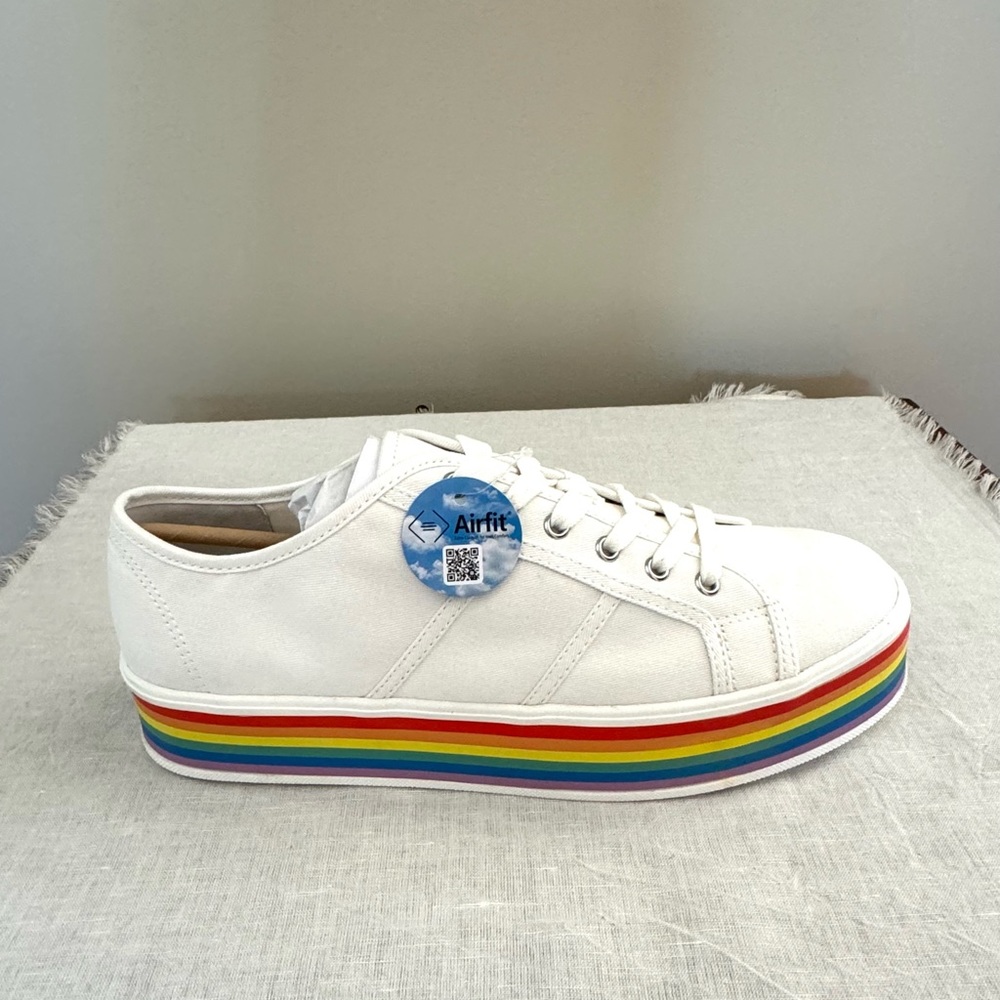 Gianni Bini On-Beat Rainbow Platform Shoes